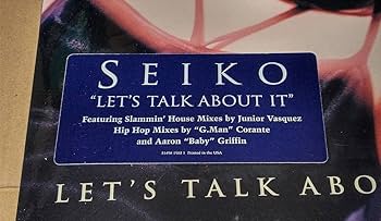 激レア松田聖子SEIKO/LET'S TALK ABOUT IT プロモレコード Amazon.co.jp: 【貴重 】海外盤 レコード○松田聖子 (SEIKO